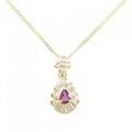 K18YG ルビー ネックレス 0.21CT