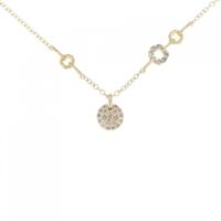 K18YG/K18WG ダイヤモンド ネックレス