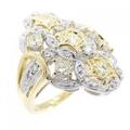 K18YG/PT ダイヤモンド リング 1.25CT