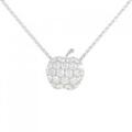 PT アップル パヴェ ダイヤモンド ネックレス 1.02CT