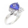 PT タンザナイト リング 1.63CT
