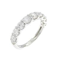 PT ハーフエタニティ ダイヤモンド リング 1.00CT