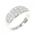 PT パヴェ ダイヤモンド リング 0.50CT