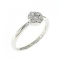 PT フラワー ダイヤモンド リング 0.20CT