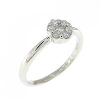 PT フラワー ダイヤモンド リング 0.20CT
