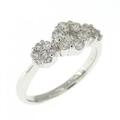 PT フラワー ダイヤモンド リング 0.51CT