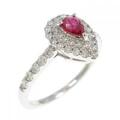 PT ルビー リング 0.24CT