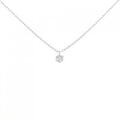 PT/K18WG ソリティア ダイヤモンド ネックレス 0.15CT