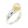 PT/K18YG ダイヤモンド リング 0.24CT