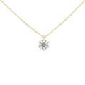 【リメイク】K18YG ダイヤモンド ネックレス 0.316CT G SI2 EXT H&C