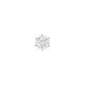 【リメイク】ST/K18YG ダイヤモンドピアス 0.764CT K I1 VG 片耳