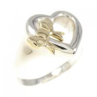 【ヴィンテージ】ティファニー ハート×リボン リング