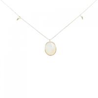 【新品】K10YG マザーオブパール ネックレス