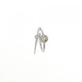 【新品】K18WG ダイヤモンド イヤーカフ 0.10CT 片耳