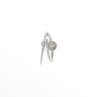 【新品】K18WG ダイヤモンド イヤーカフ 0.10CT 片耳
