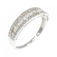 【新品】K18WG ダイヤモンド リング 0.50CT