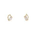 【新品】K18YG ダイヤモンド ピアス 0.10CT