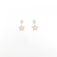 スタージュエリー スター ダイヤモンドピアス 0.32CT