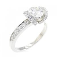 ティファニー リボン リング 0.60CT H VVS1 EXT
