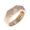 K18PG ダイヤモンド リング 0.18CT