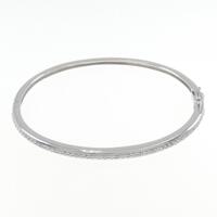 K18WG ダイヤモンド バングル 0.50CT