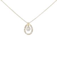 K18YG ダイヤモンド ネックレス 0.30CT