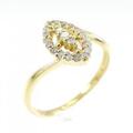 K18YG ダイヤモンド リング 0.16CT