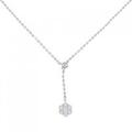 PT フラワー ダイヤモンド ネックレス 0.50CT