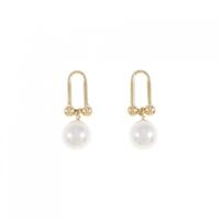 【新品】K18YG アコヤパール ピアス 6.5mm