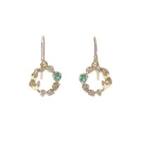 4゜C エメラルド ピアス