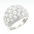 750WG ダイヤモンド リング 4.00CT