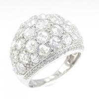750WG ダイヤモンド リング 4.00CT