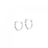 K10WG ダイヤモンド ピアス 0.20CT