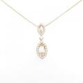 K18PG ダイヤモンド ネックレス 0.50CT