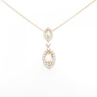 K18PG ダイヤモンド ネックレス 0.50CT