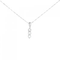 K18WG アクアマリン ネックレス