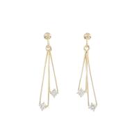 K18YG ダイヤモンド ピアス 0.20CT