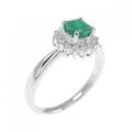 PT エメラルド リング 0.37CT