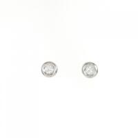 PT ソリティア ダイヤモンド ピアス 0.16CT