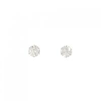 PT ソリティア ダイヤモンド ピアス 1.00CT