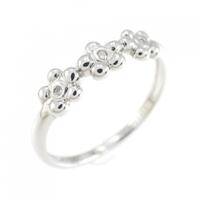 PT フラワー ダイヤモンド リング 0.02CT