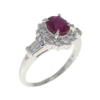 PT ルビー リング 0.72CT