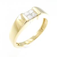 K18YG ダイヤモンド リング 0.20CT
