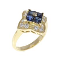 K18YG サファイヤ リング 0.71CT