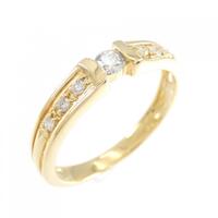 K18YG ダイヤモンド リング 0.20CT
