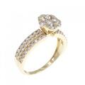 K18YG ダイヤモンド リング 1.00CT