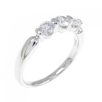 PT スリーストーン ダイヤモンド リング 0.521CT