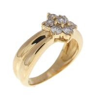 K18YG ダイヤモンド リング 0.50CT