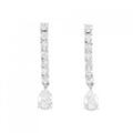 PT ダイヤモンド ピアス 0.75CT