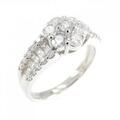 PT フラワー ダイヤモンド リング 1.00CT